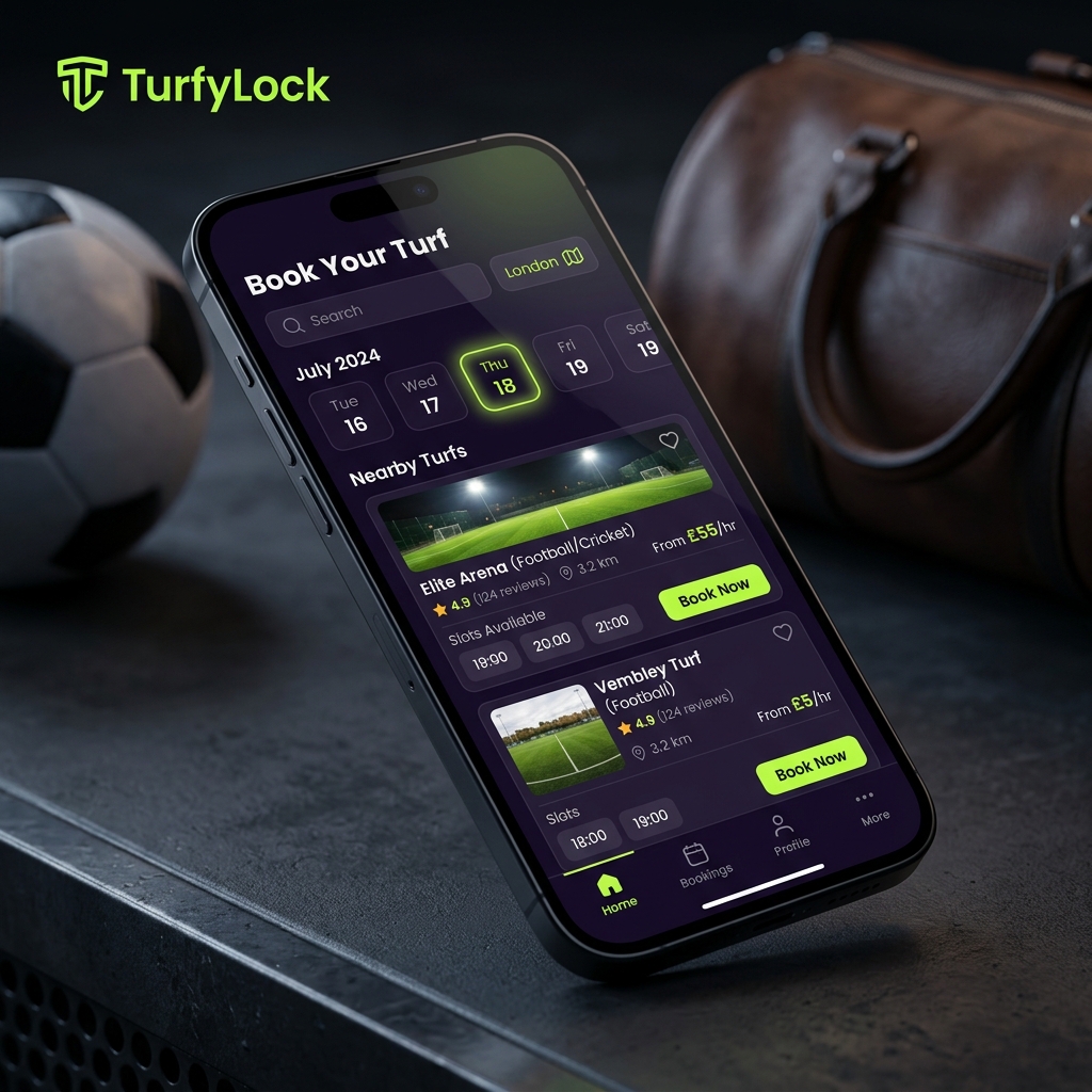 TurfyLock Mobile App UI